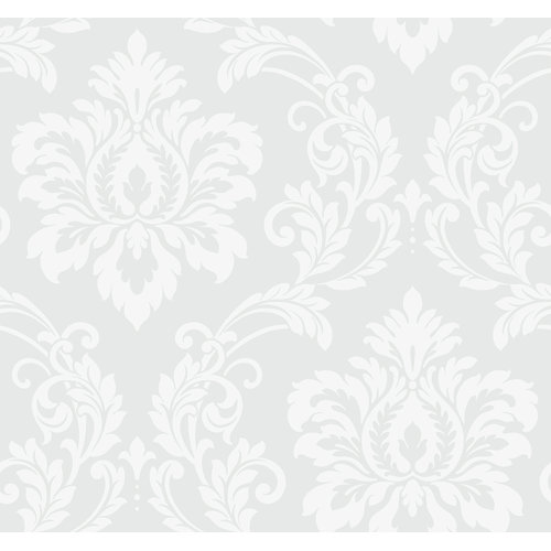 Wade Logan® Asja Damask Wallpaper Wayfair
